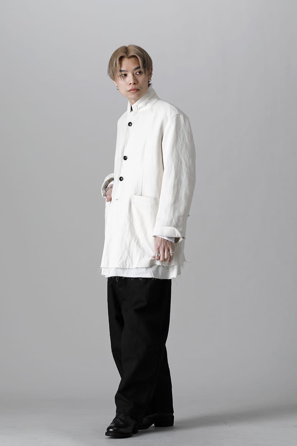 ジャケット フロム カットアウト コート