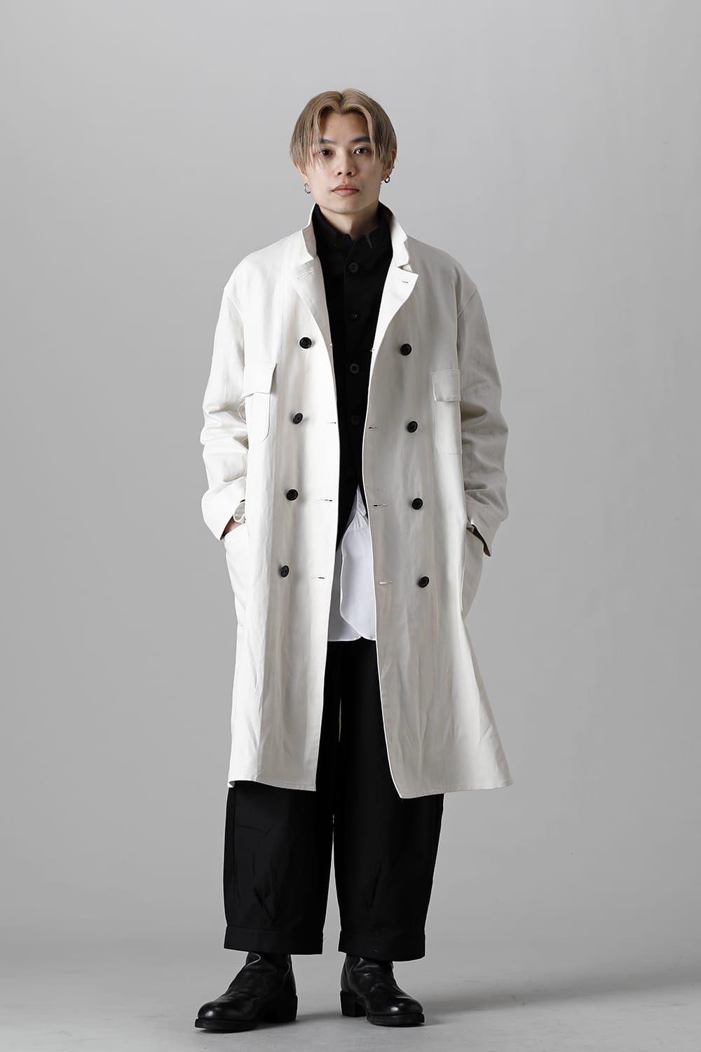 Old Double Breasted Work Coat