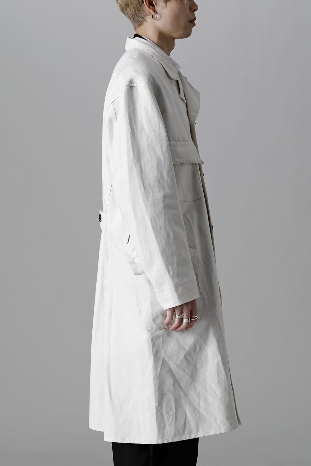 Old Double Breasted Work Coat