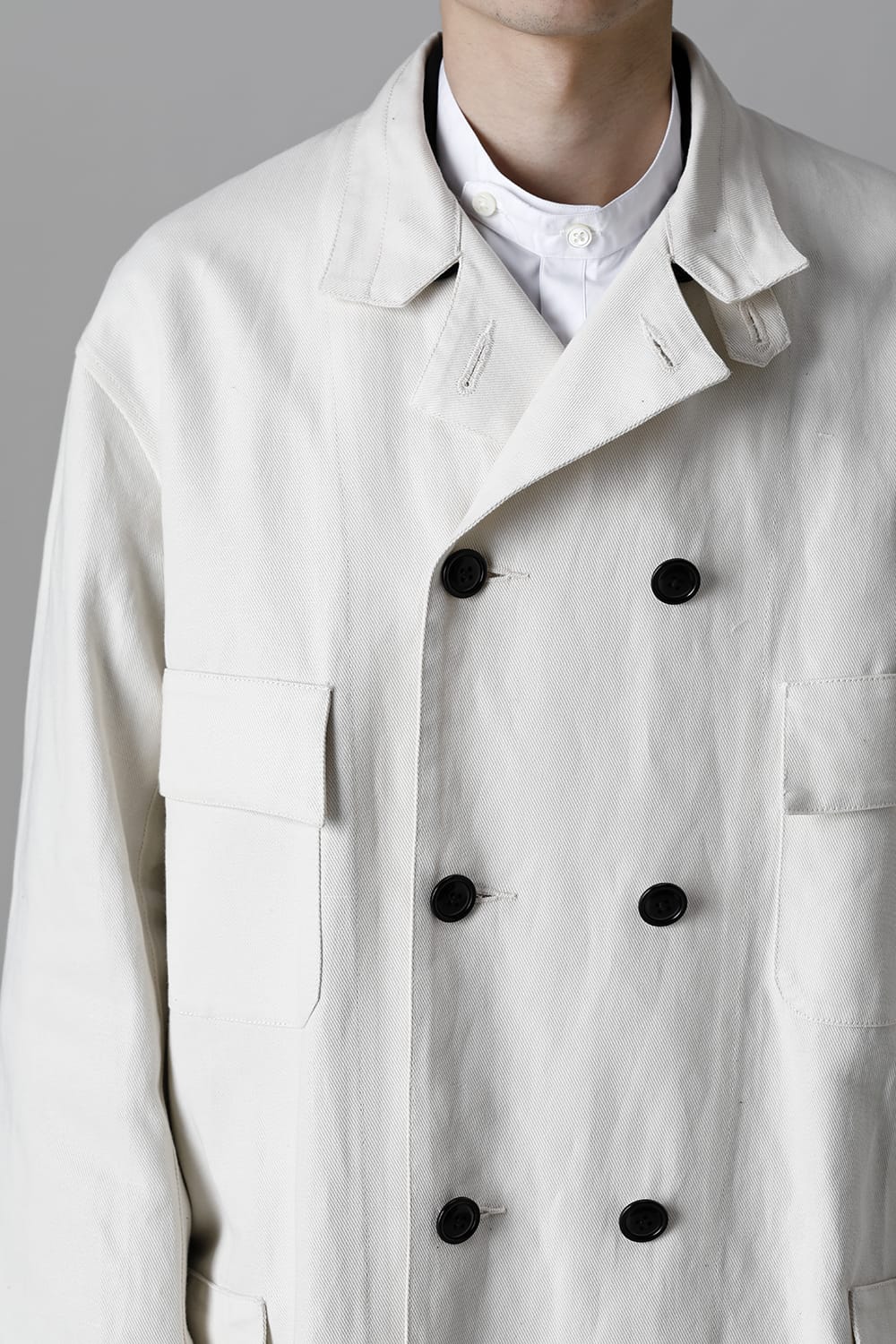 Old Double Breasted Work Coat