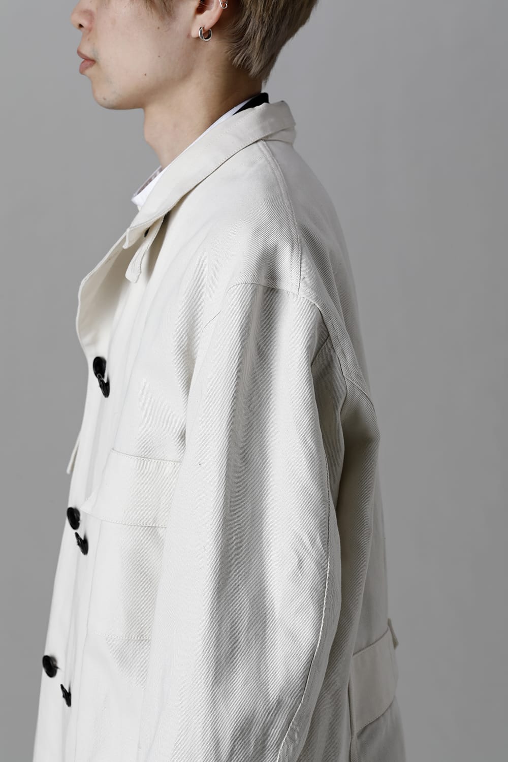 Old Double Breasted Work Coat