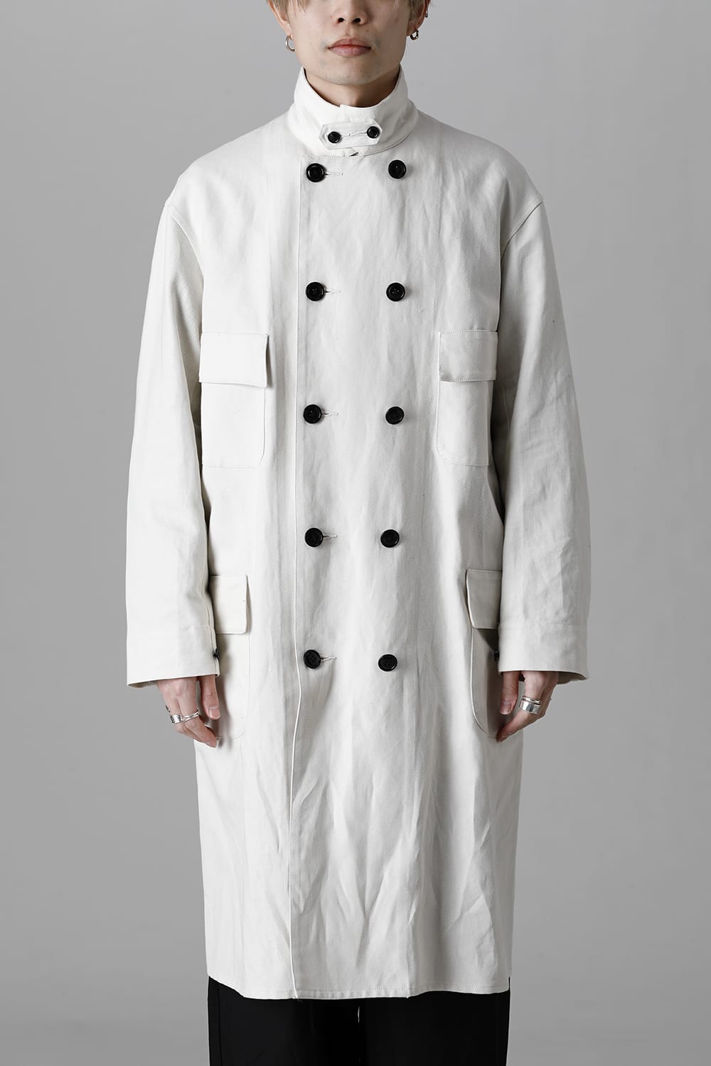 Old Double Breasted Work Coat