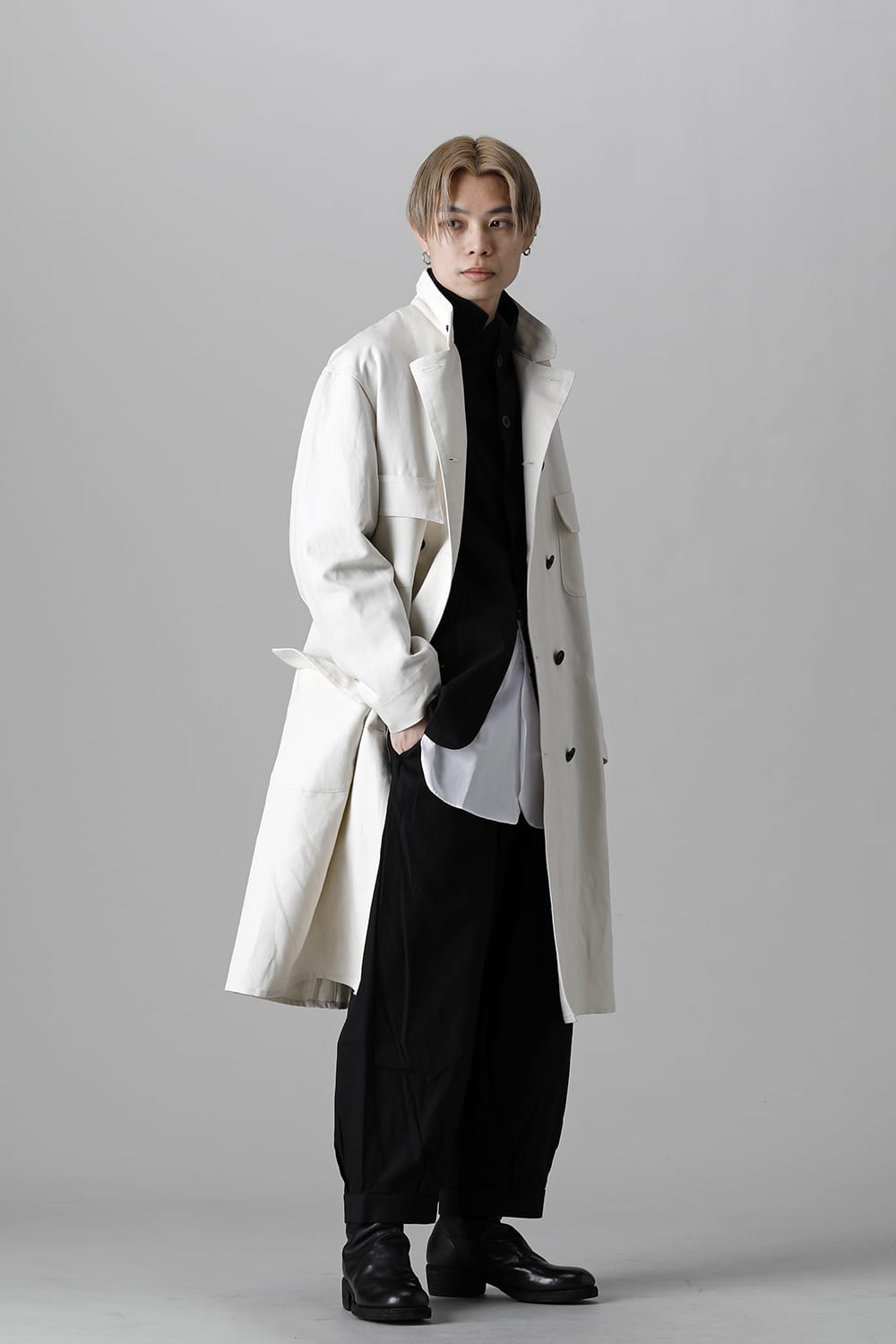 Old Double Breasted Work Coat