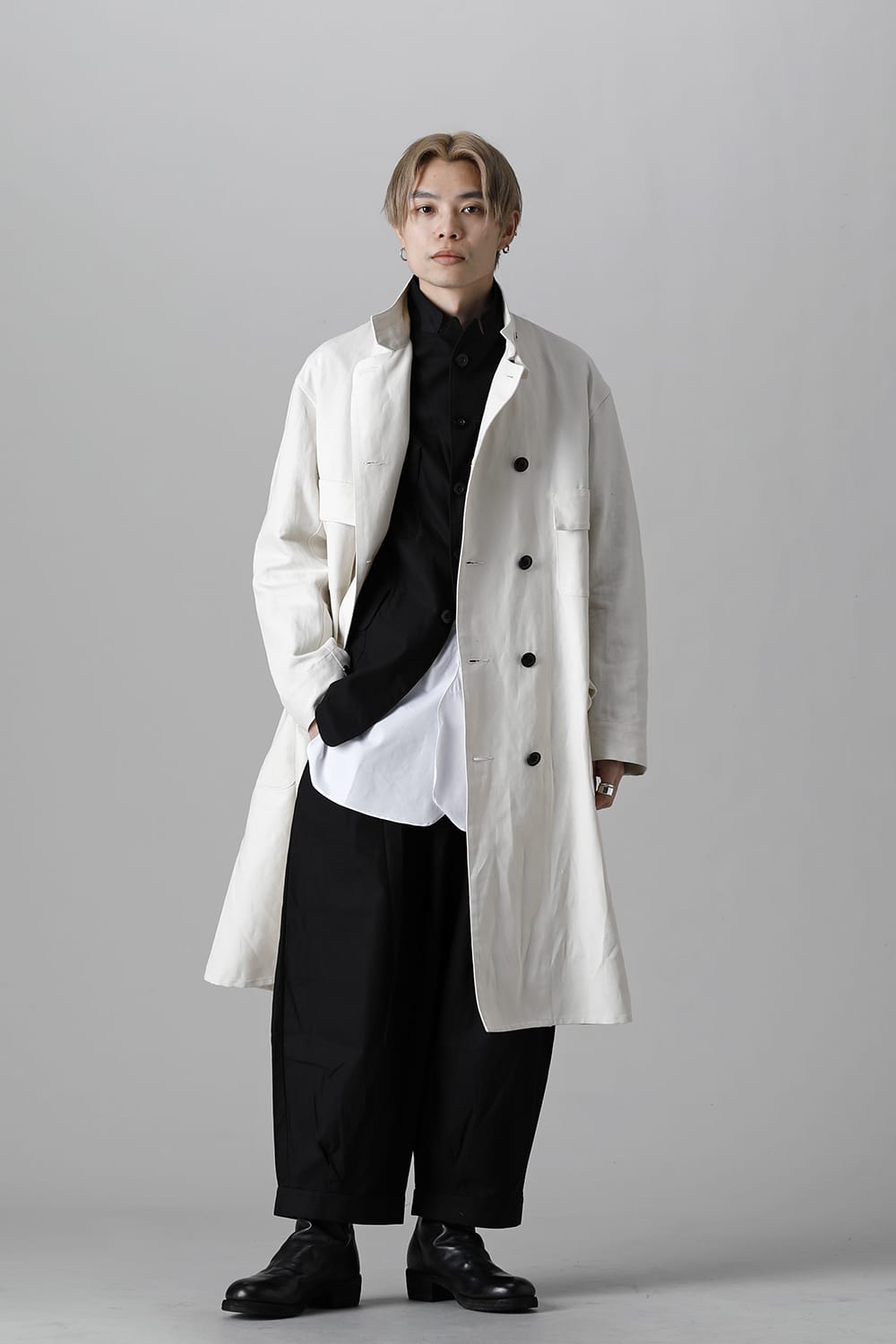 Old Double Breasted Work Coat