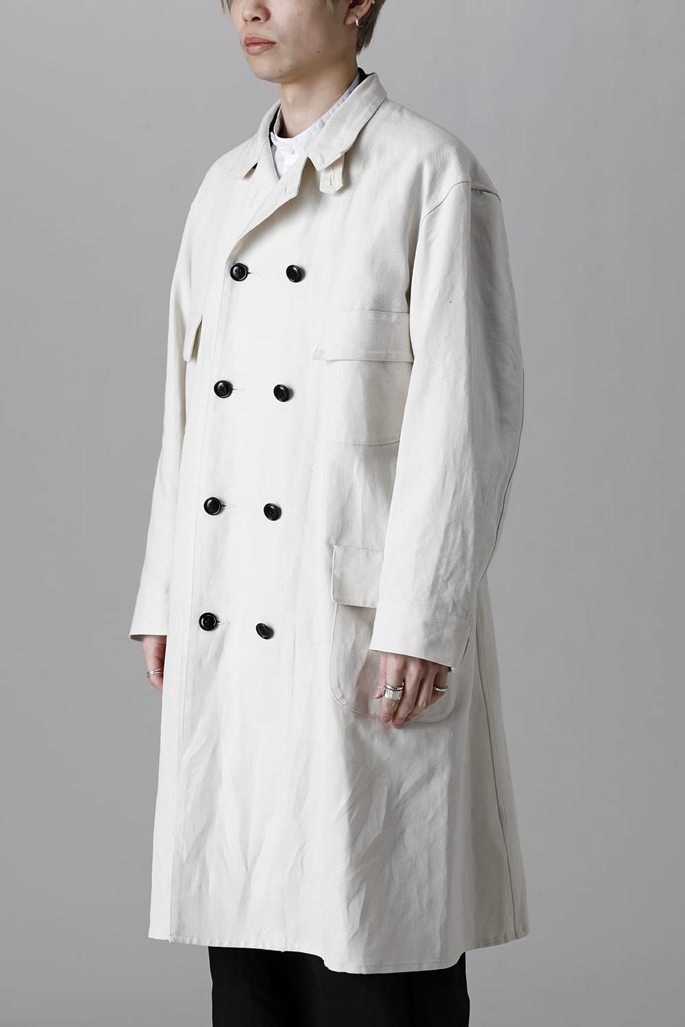 Old Double Breasted Work Coat