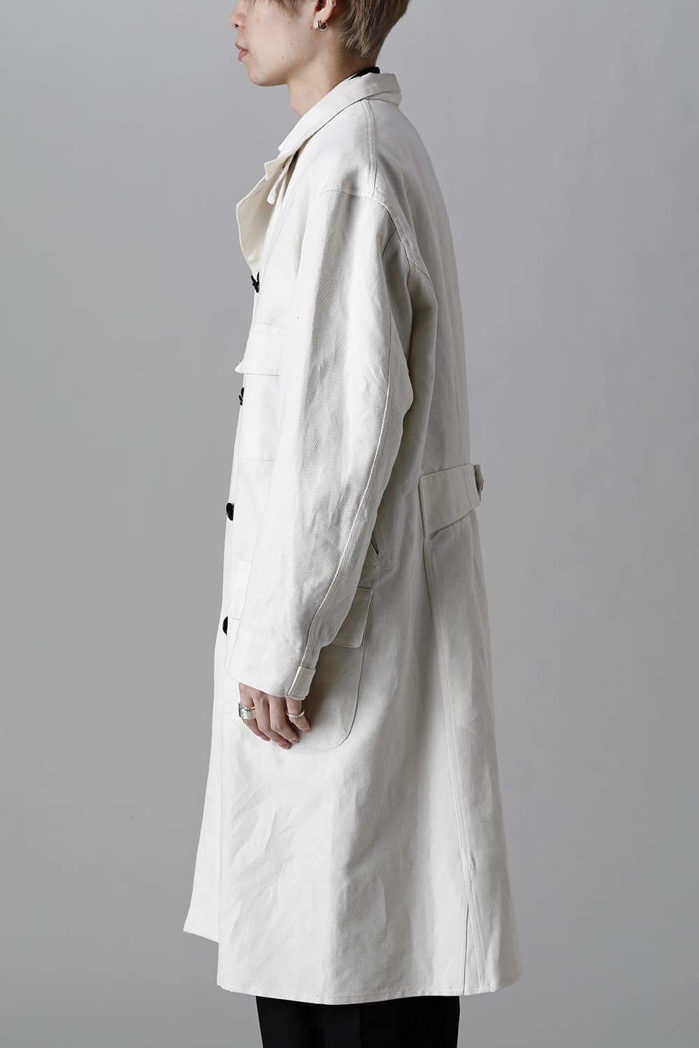 Old Double Breasted Work Coat