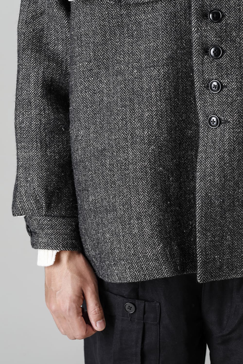 ラインド シャツ ジャケット - クラッシック ヘリング ボーン