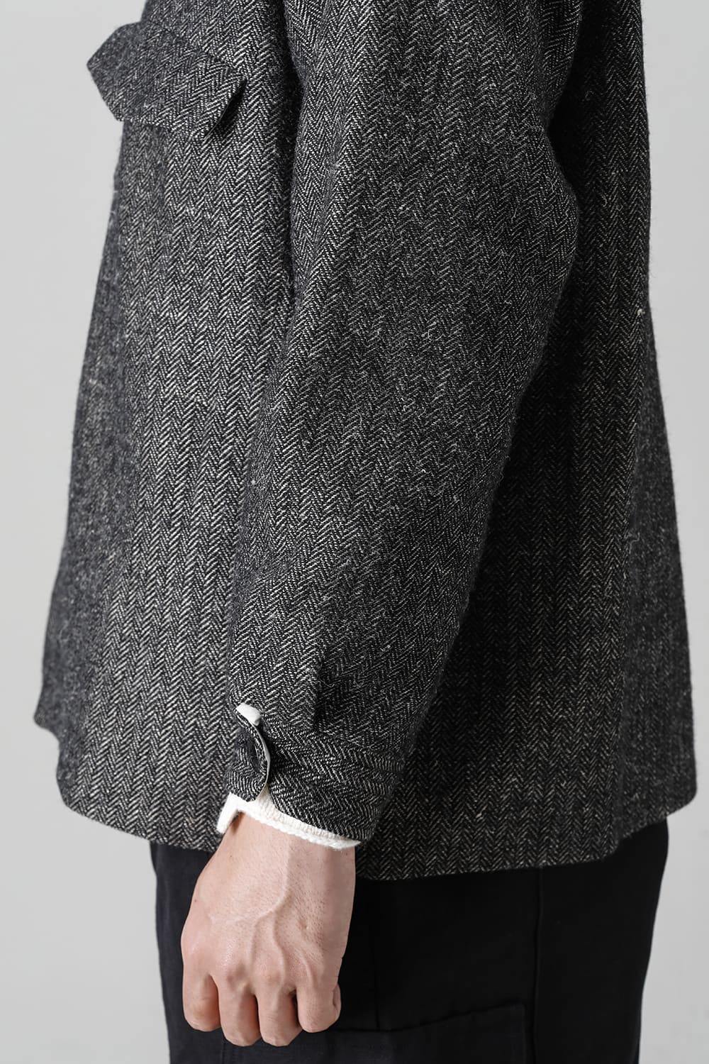 ラインド シャツ ジャケット - クラッシック ヘリング ボーン