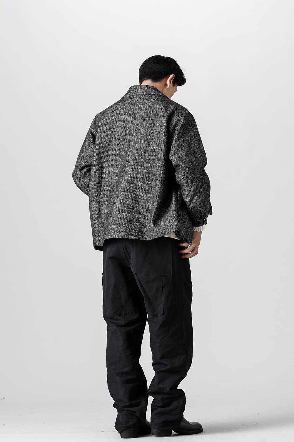 ラインド シャツ ジャケット - クラッシック ヘリング ボーン