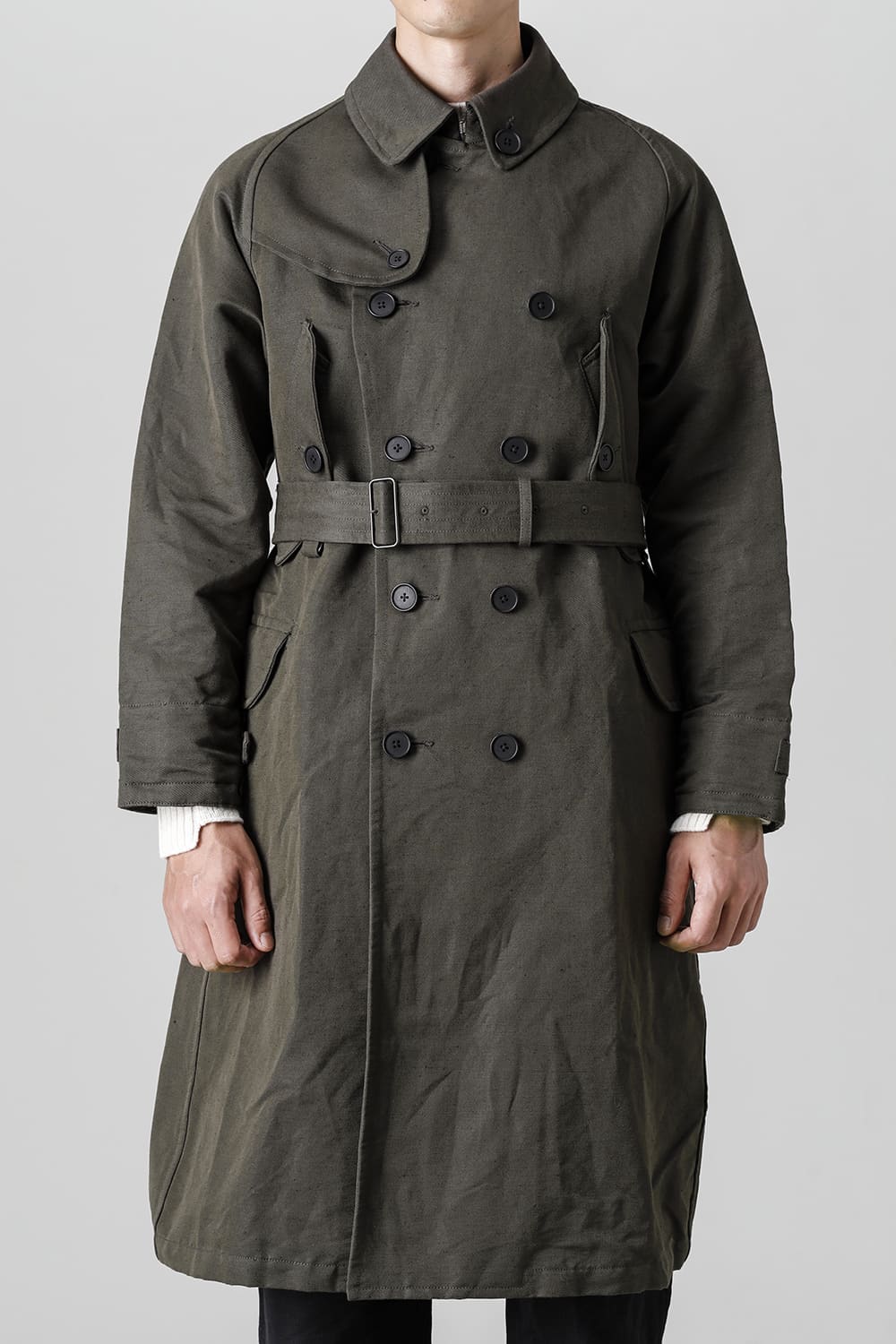 Motorcyclist Trench Coat Military