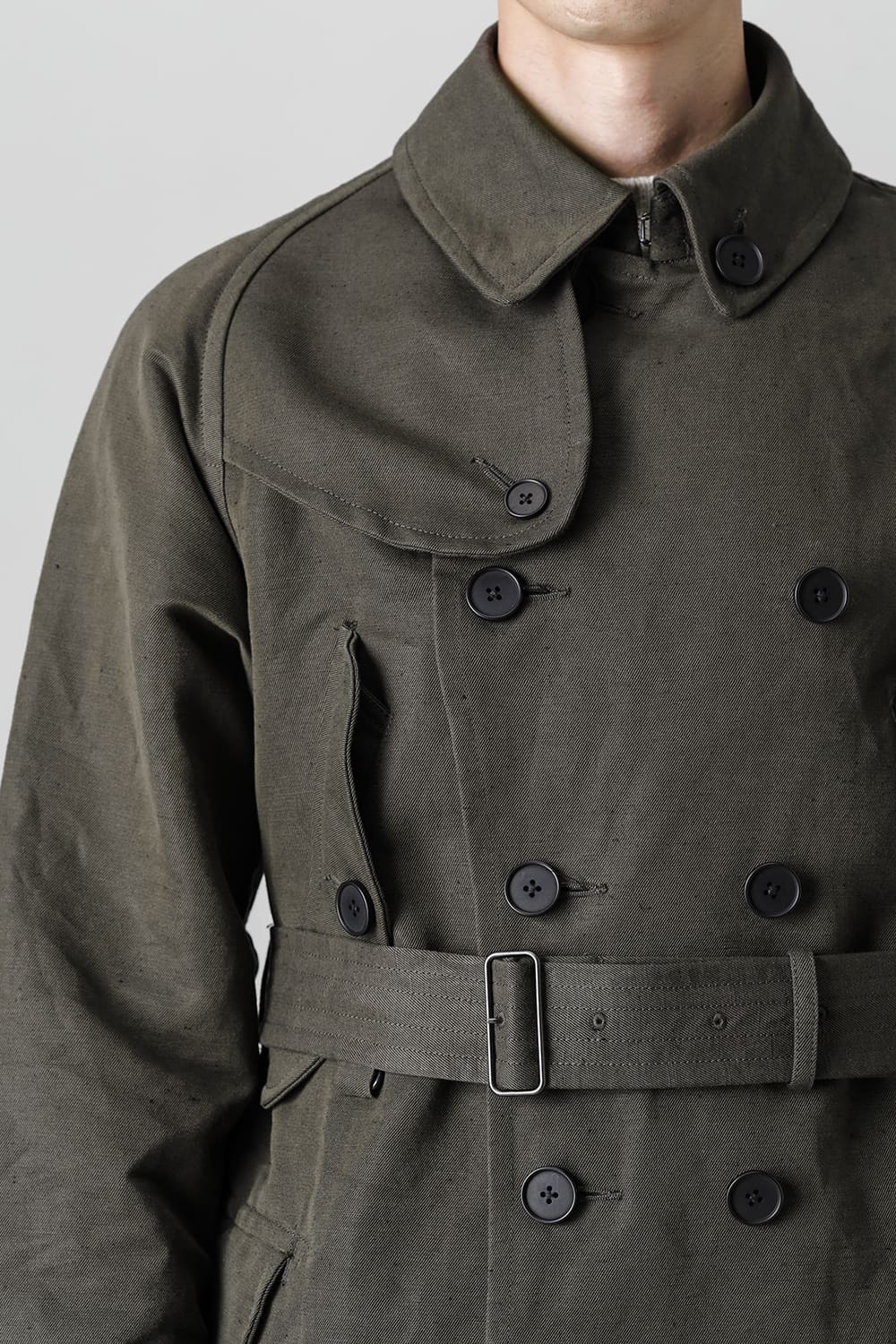 Motorcyclist Trench Coat Military