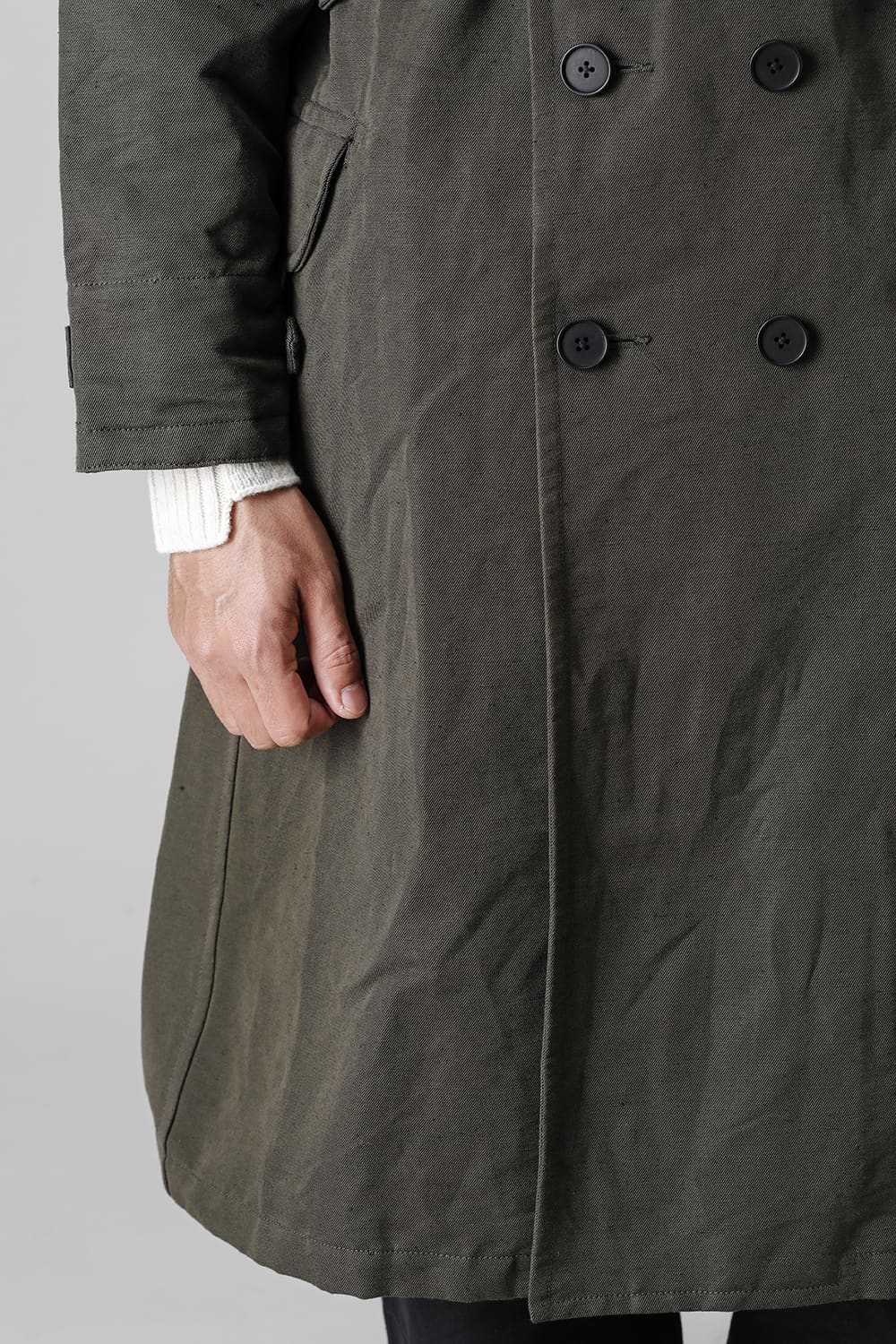 Motorcyclist Trench Coat Military