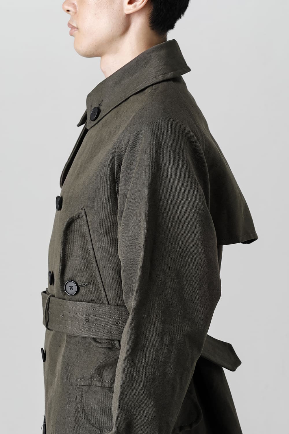 Motorcyclist Trench Coat Military
