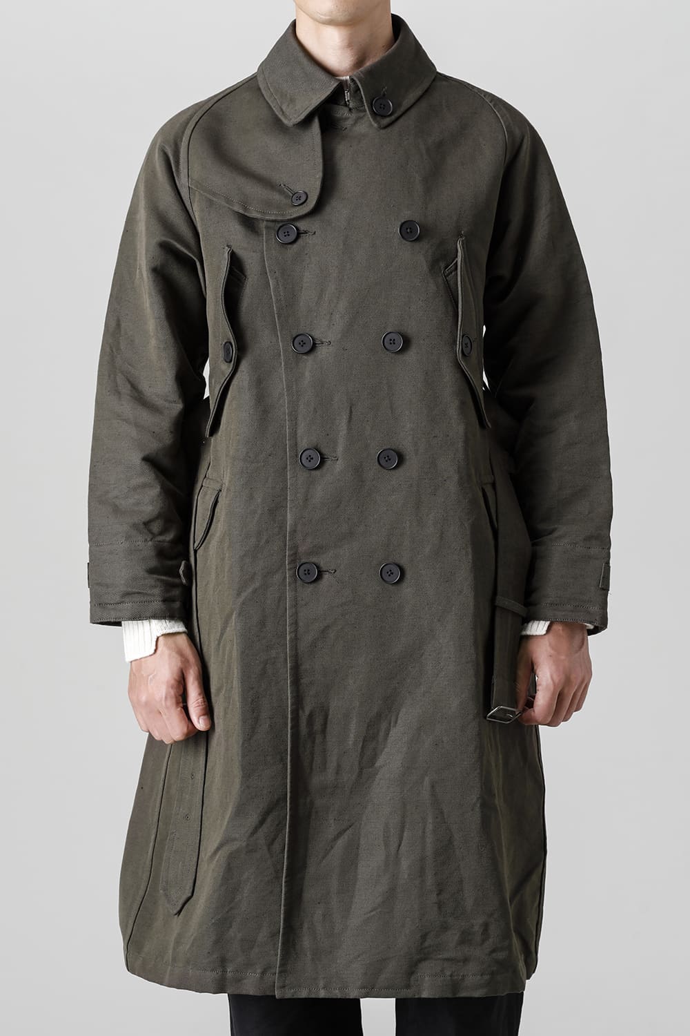 Motorcyclist Trench Coat Military