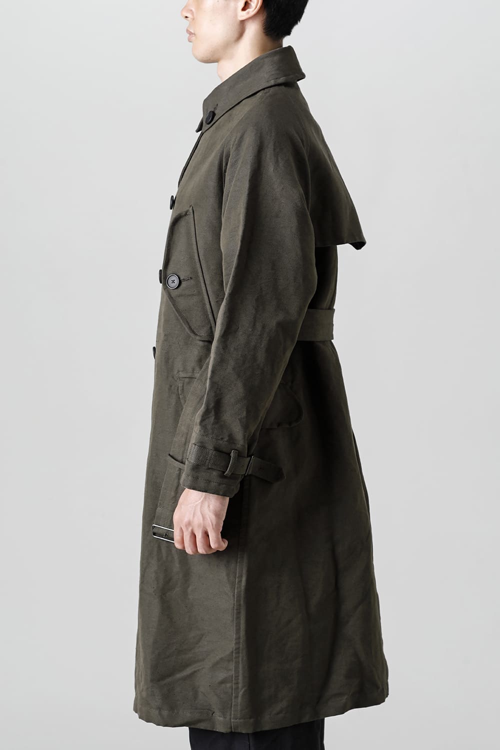 Motorcyclist Trench Coat Military