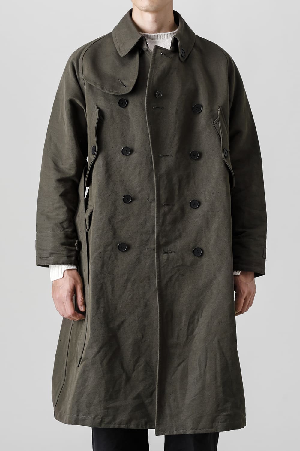 Motorcyclist Trench Coat Military