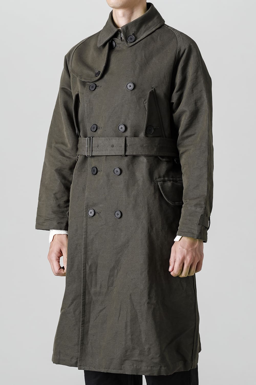 Motorcyclist Trench Coat Military