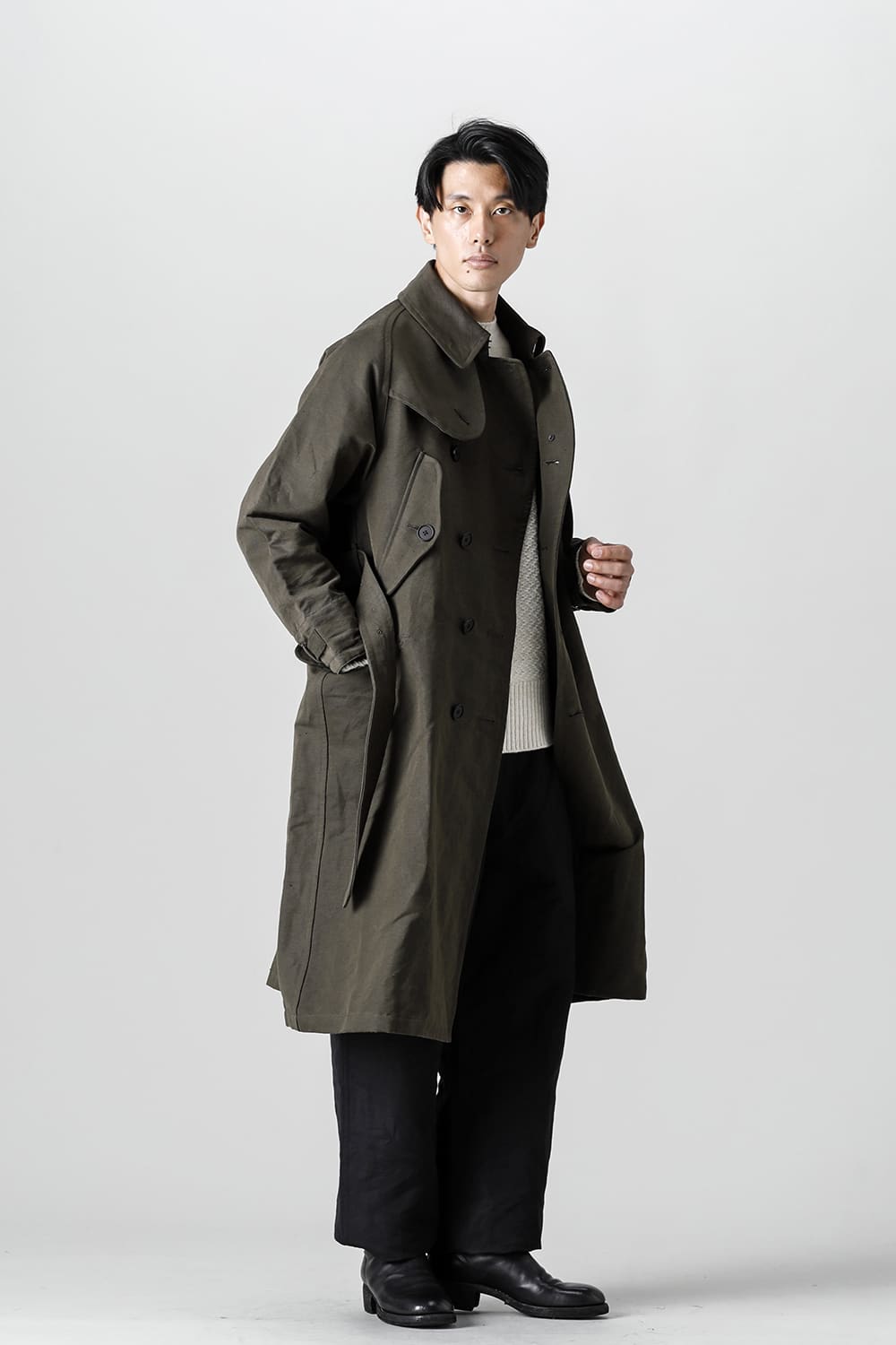 Motorcyclist Trench Coat Military