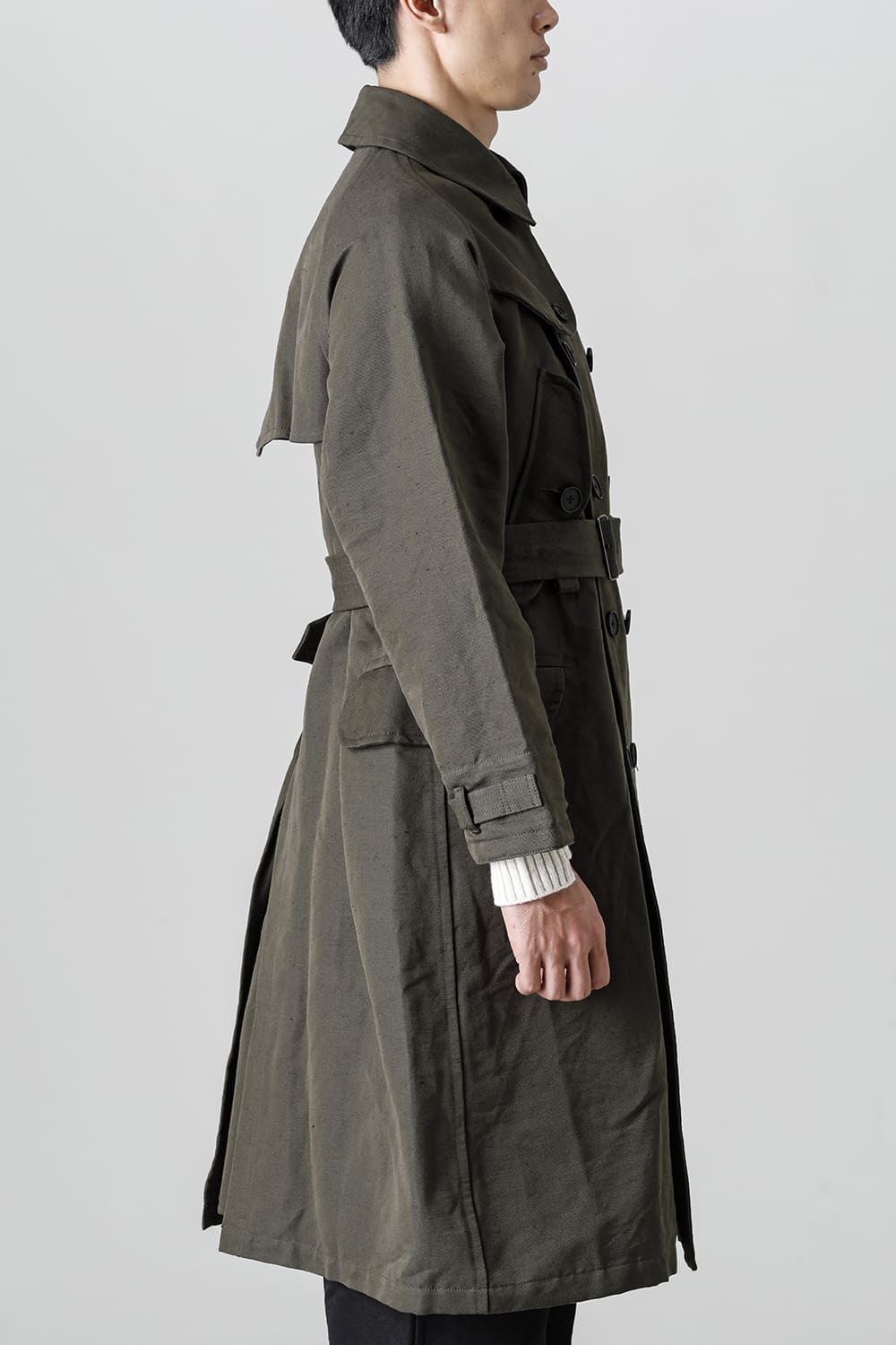 Motorcyclist Trench Coat Military