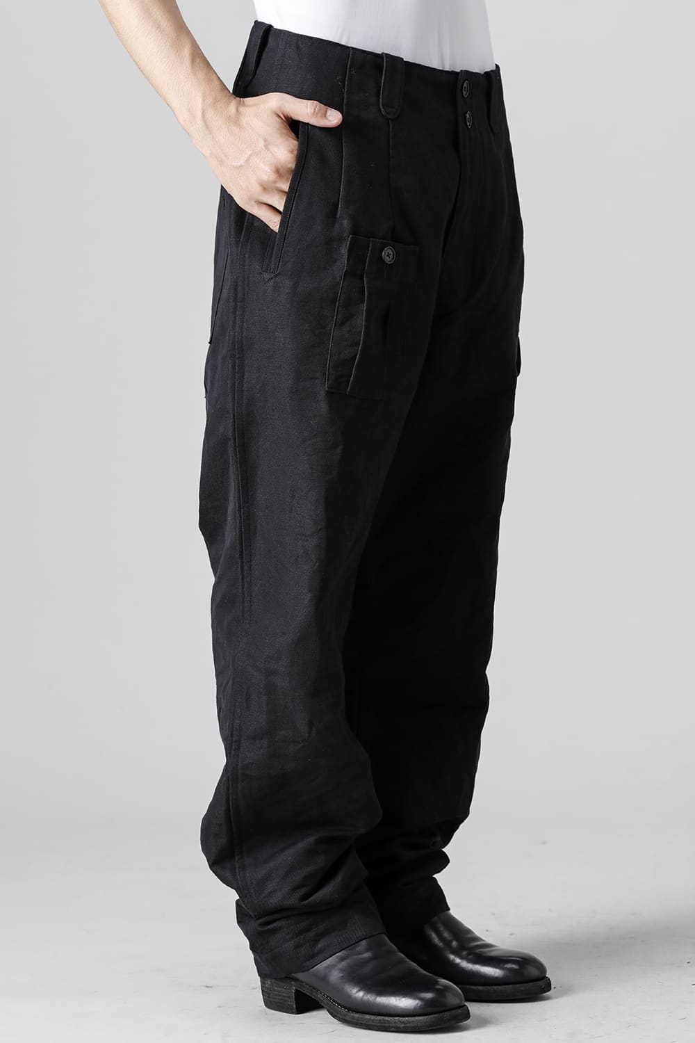 1960 British Military Trousers Base Cargo Pants  Black