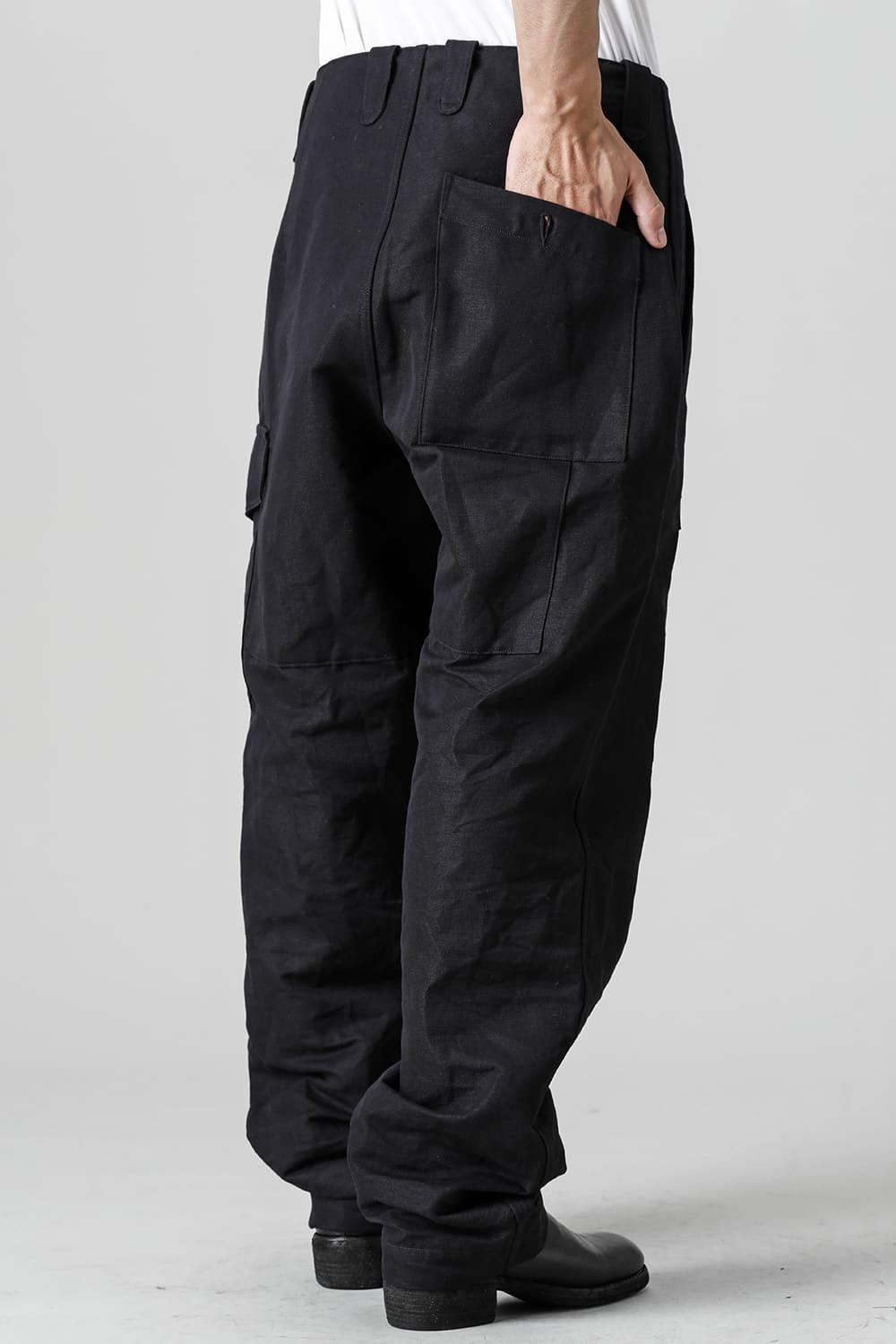 1960 British Military Trousers Base Cargo Pants  Black