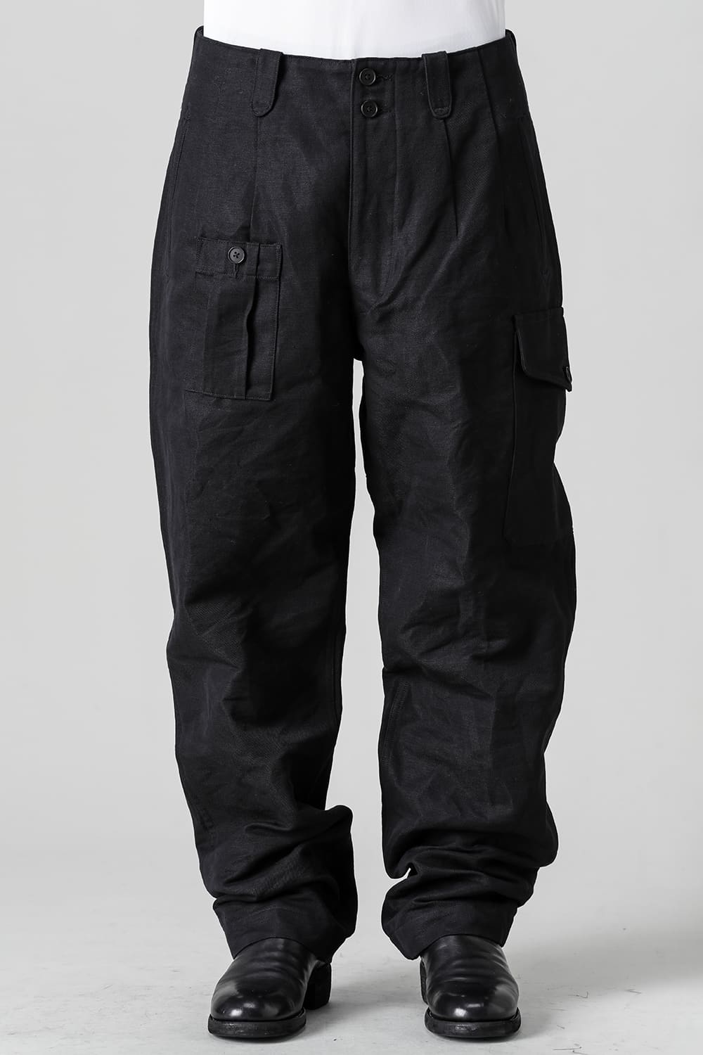 1960 British Military Trousers Base Cargo Pants  Black