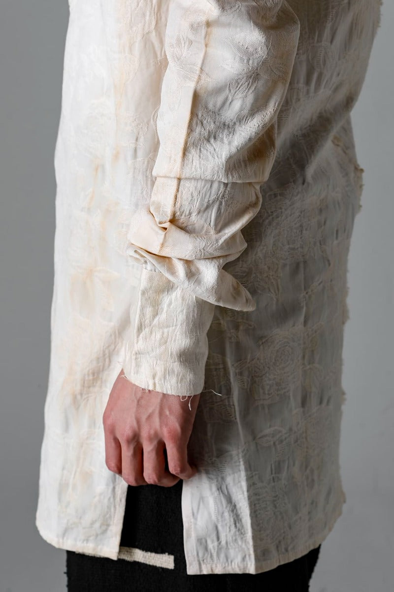 Pleated Bib Shirt