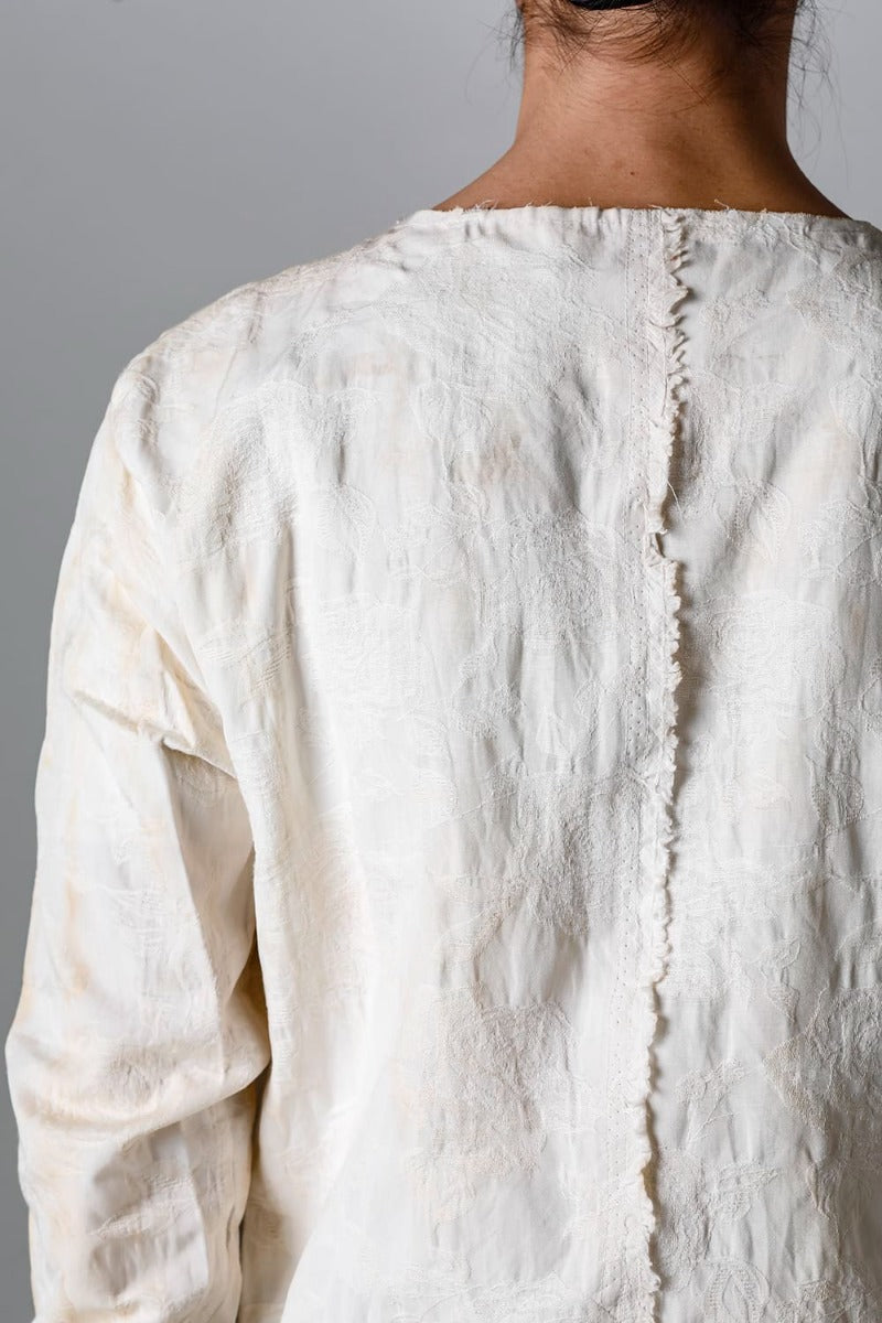 Pleated Bib Shirt
