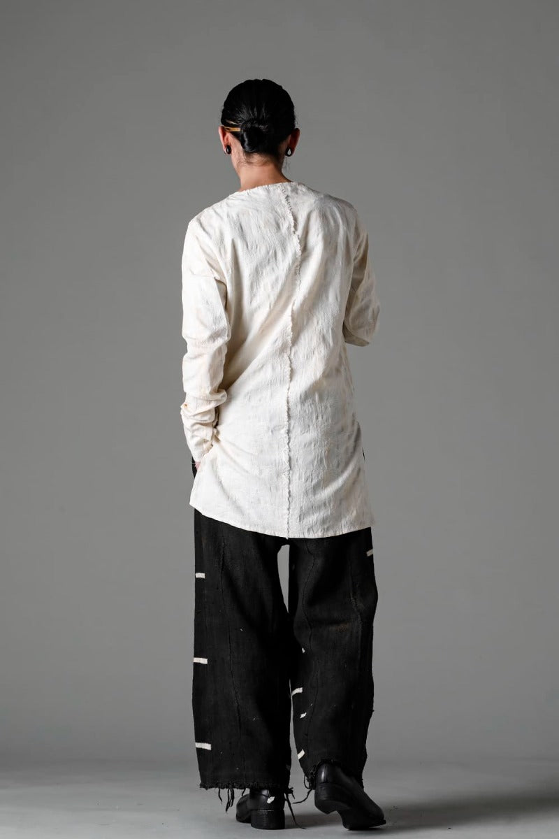 Pleated Bib Shirt