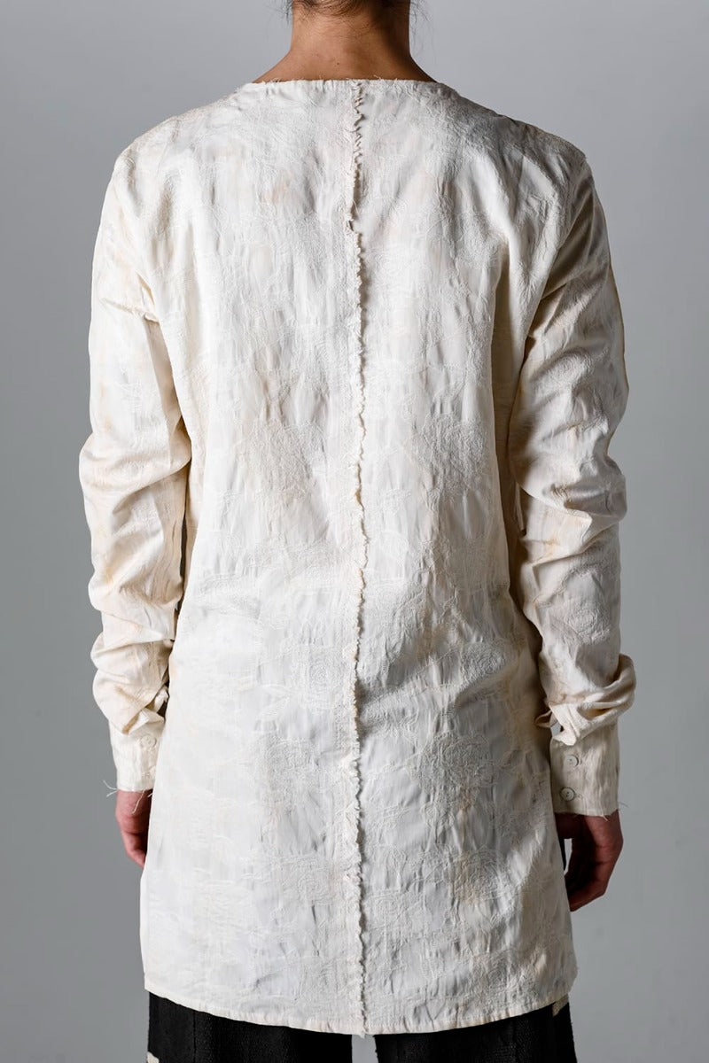 Pleated Bib Shirt