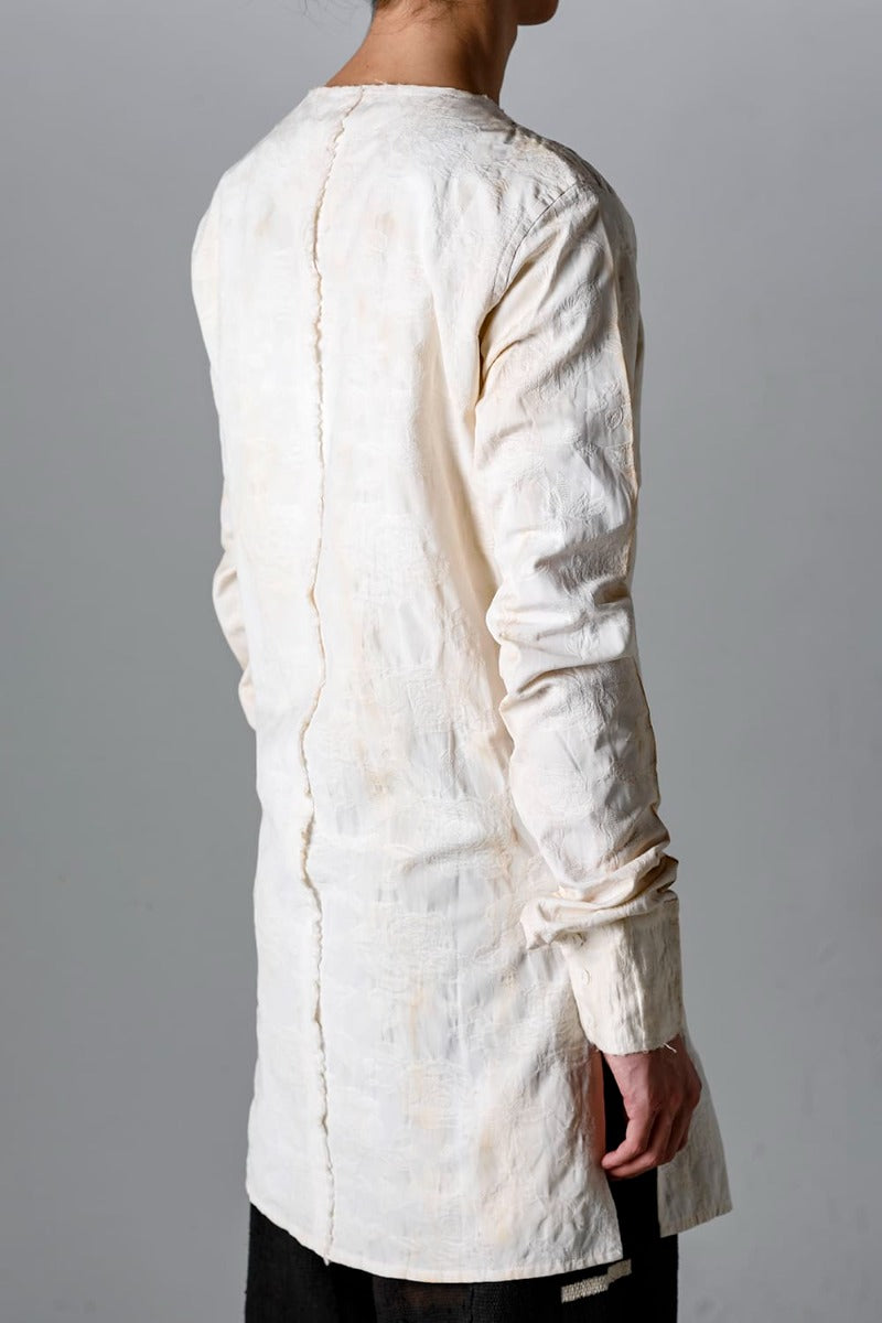 Pleated Bib Shirt