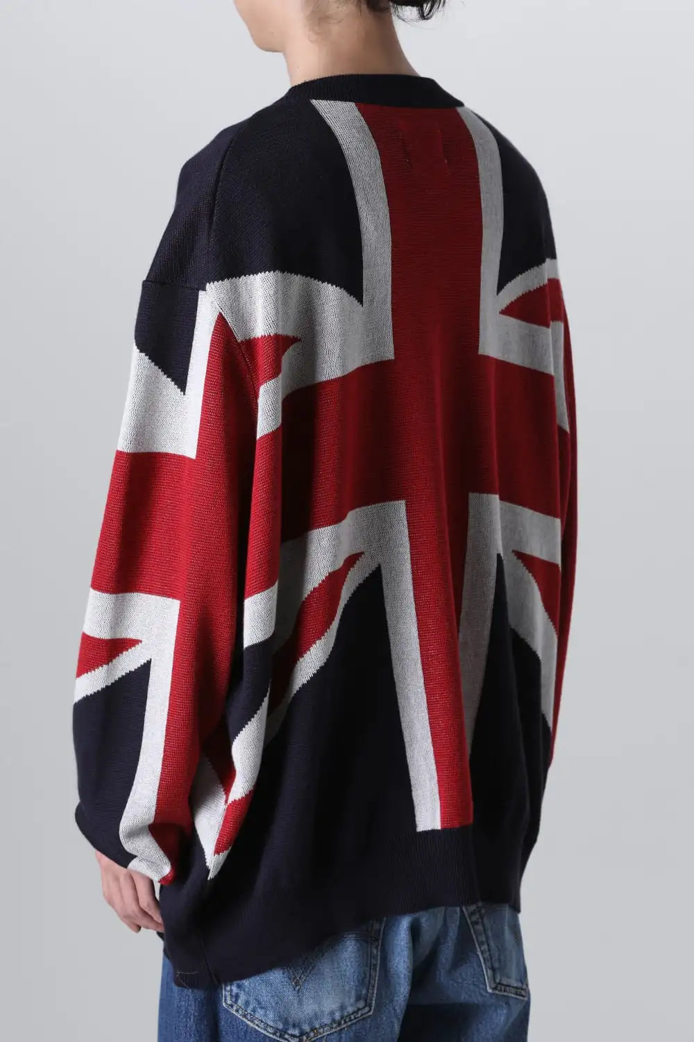 crew neck sweater.(union jack)