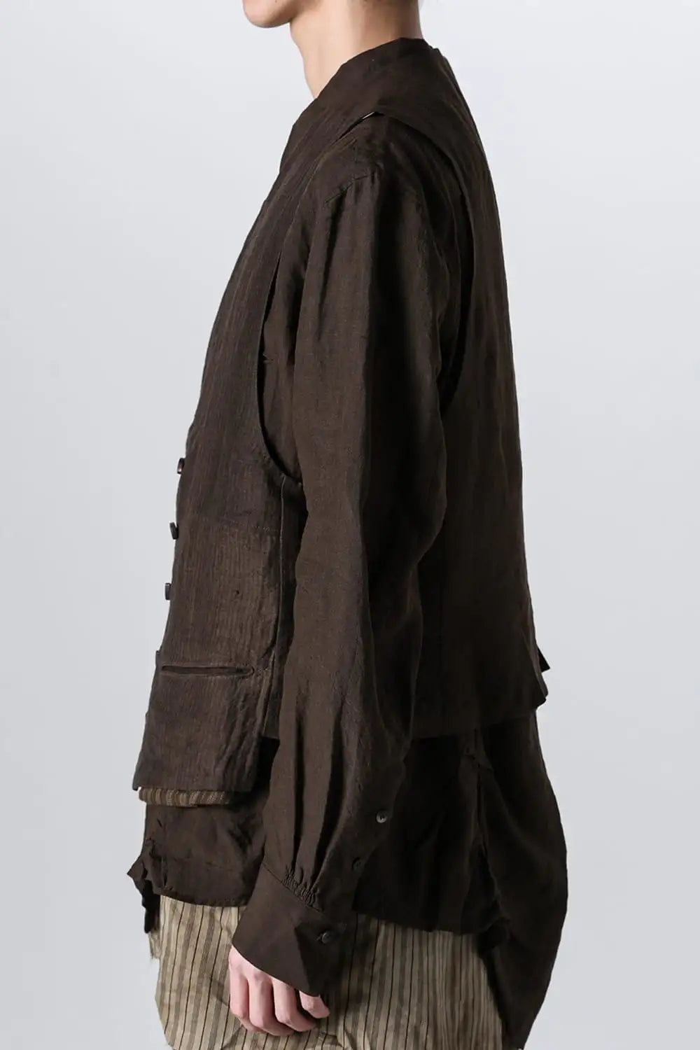 PatchWork Double Breasted Waist Coat