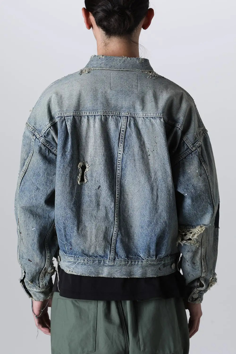 BerBerJin × SAINT Mxxxxxx Damage Denim Jacket