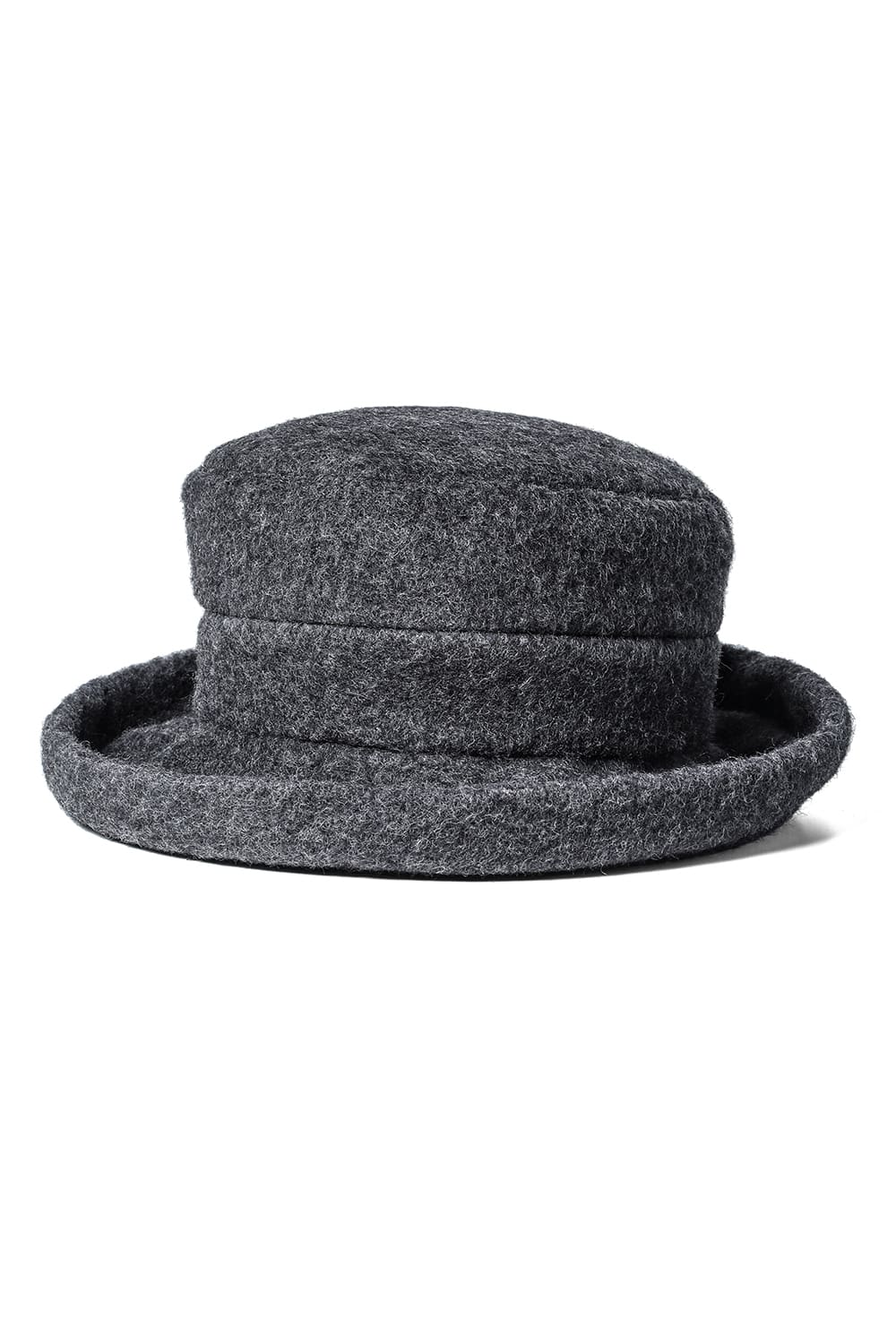 Curve Brim Volume Hat Reverse Puff CARLEEN Gray