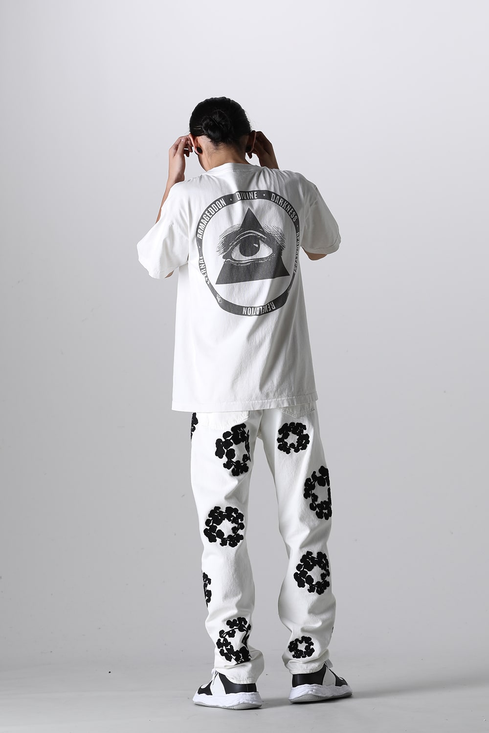 KOSUKE KAWAMURA × ©SAINT M×××××× COMPLICATED Short sleeve T-shirt