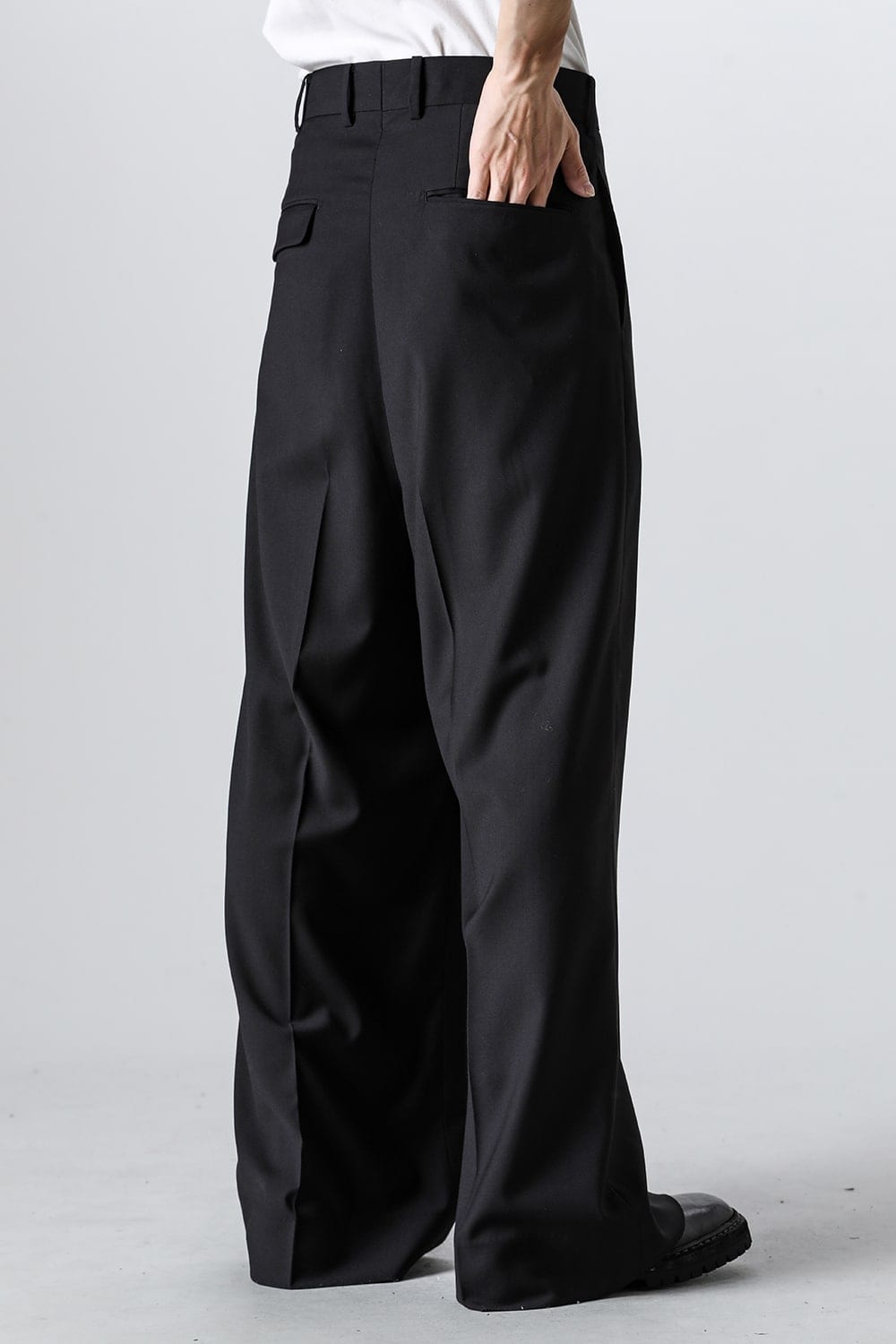 T/R Gabardine Daddy Wide Slacks