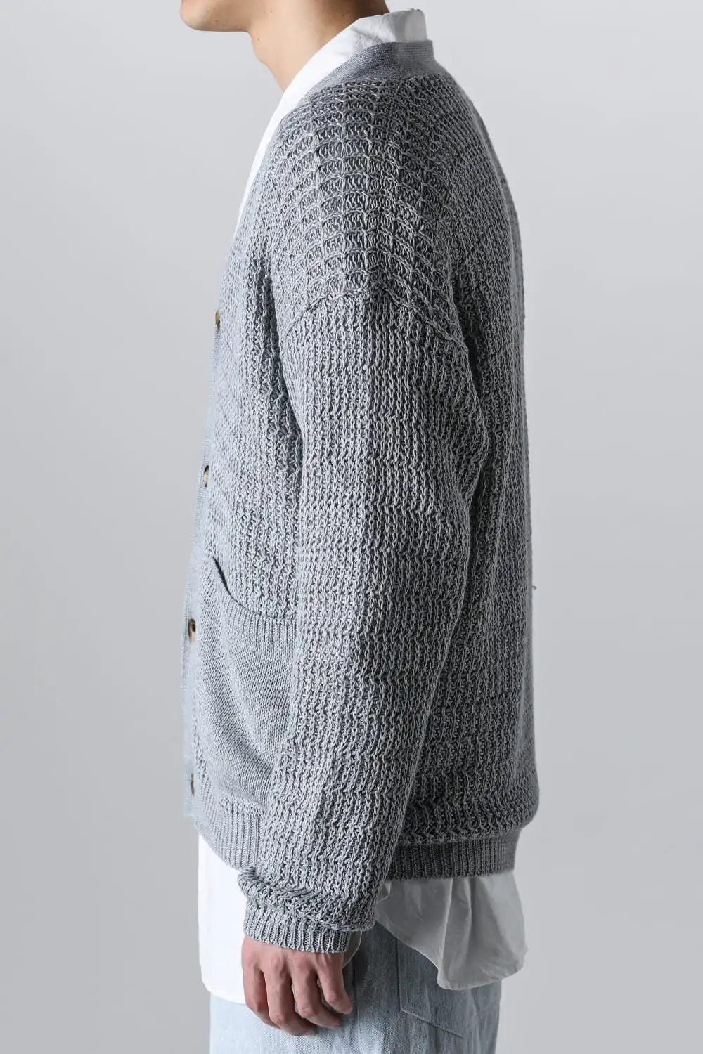 ディバーテッド リブカーディガン