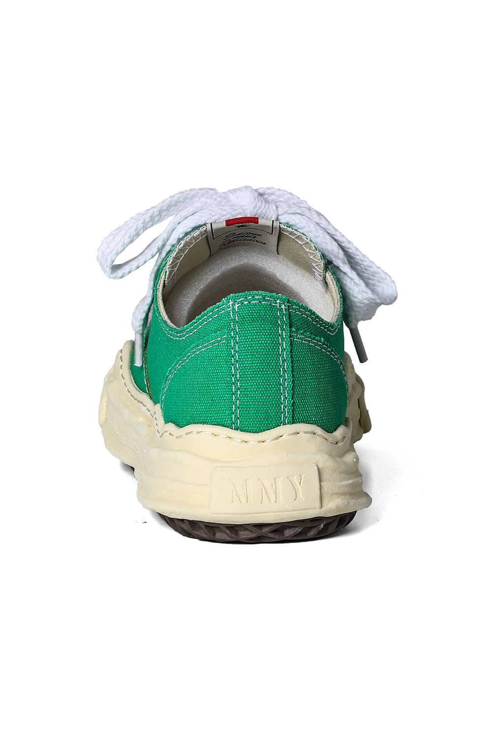 HANK- Original sole sneaker LOW Cut canvas Vintage like Sole Green