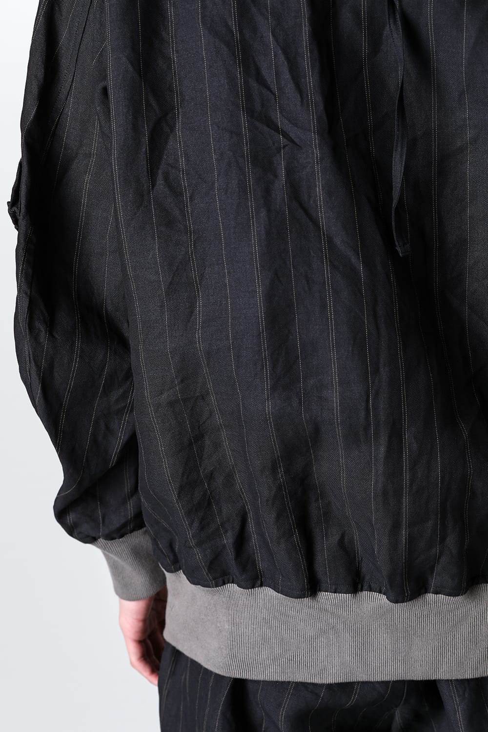 Pull Over Style Flight Jacket Motif