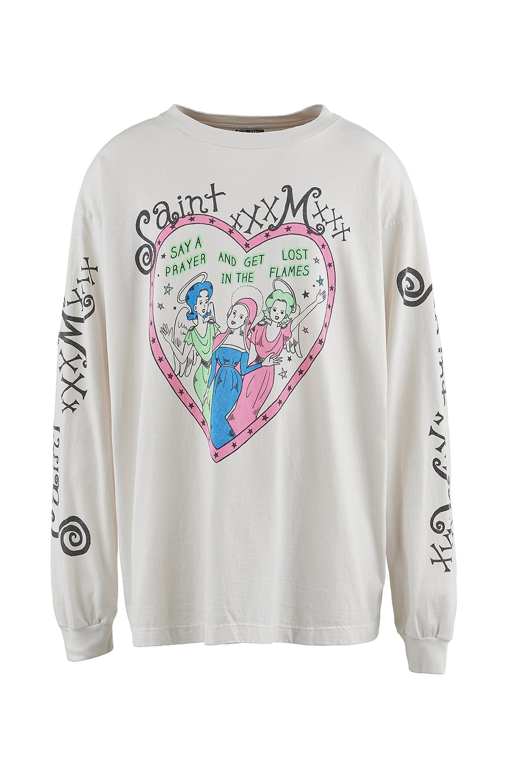 PINK HEART Long sleeve T-shirt