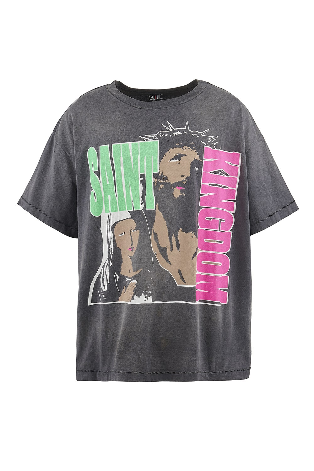 LASTMAN × SAINT Mxxxxxx ST KINGDOM Short sleeve T-shirt
