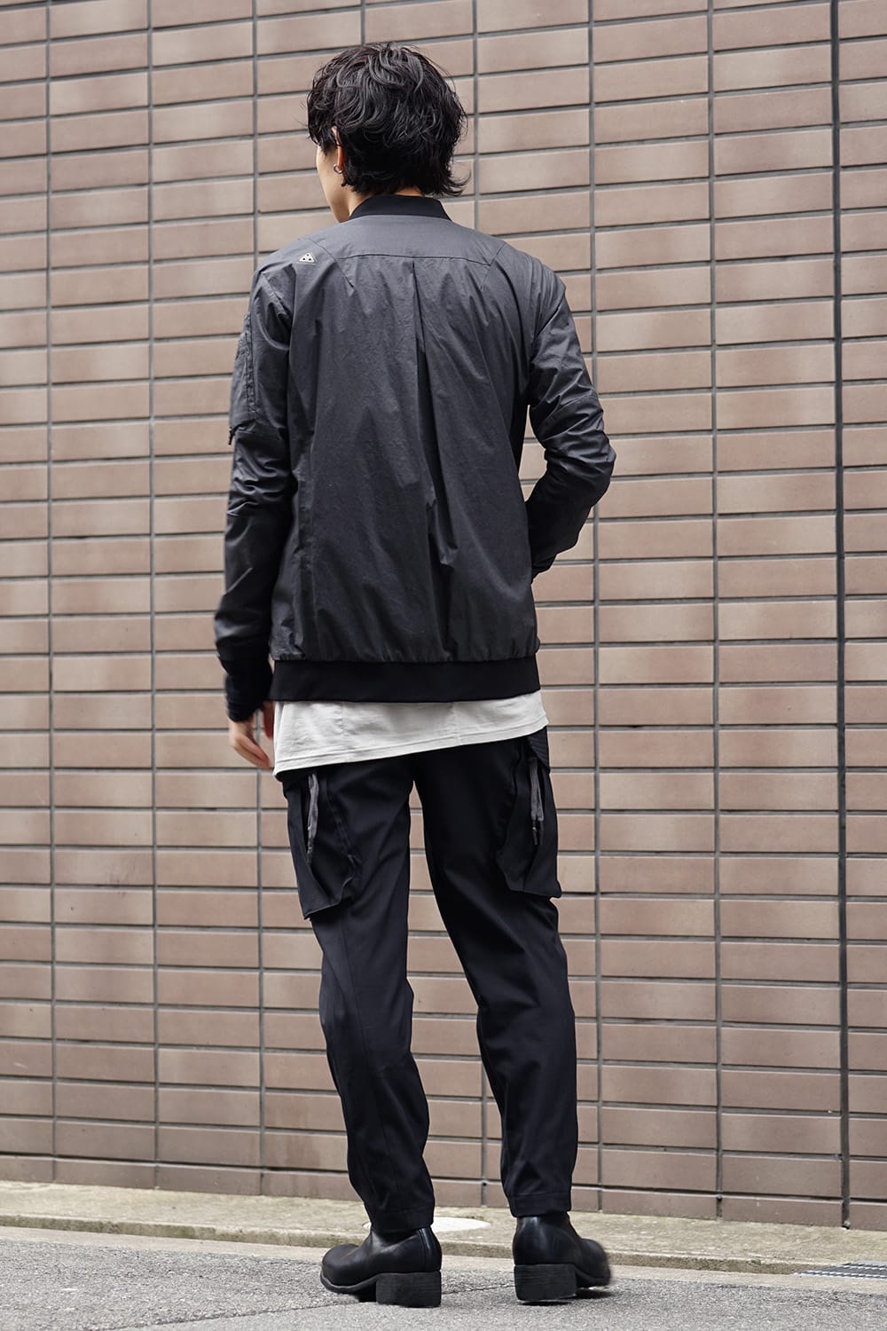 クロップド パンツ ハイ デンシティ シルク