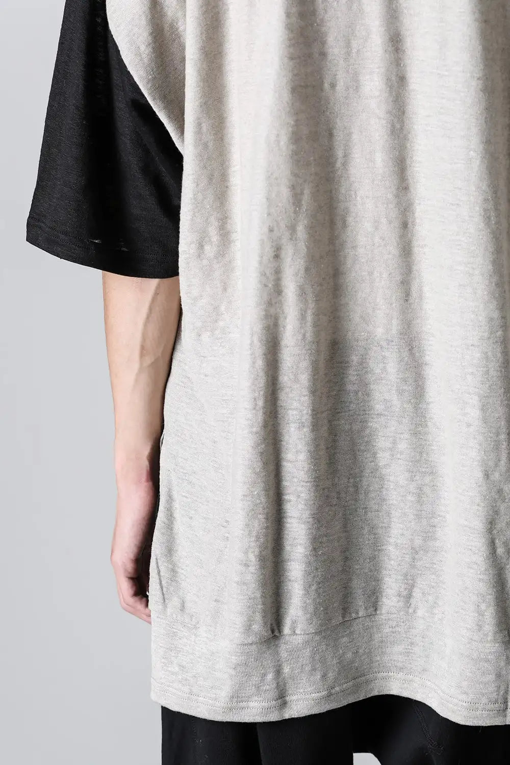 Layered Short Sleeve Reversible T-shirt