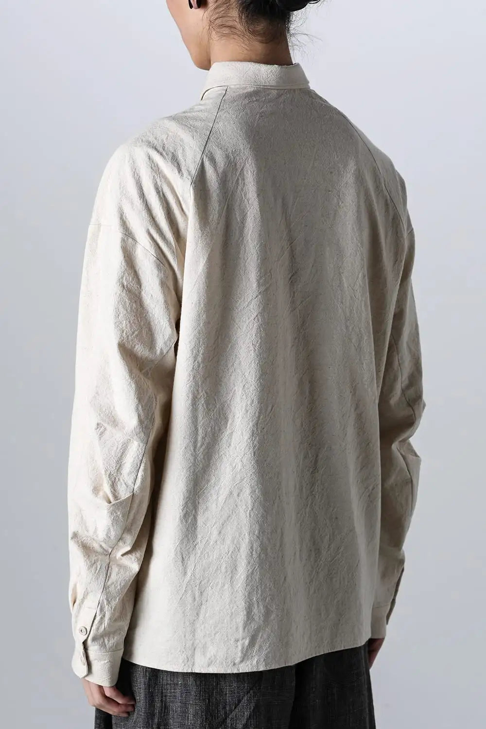 シャツ ルーズフィット コットンヘンプ