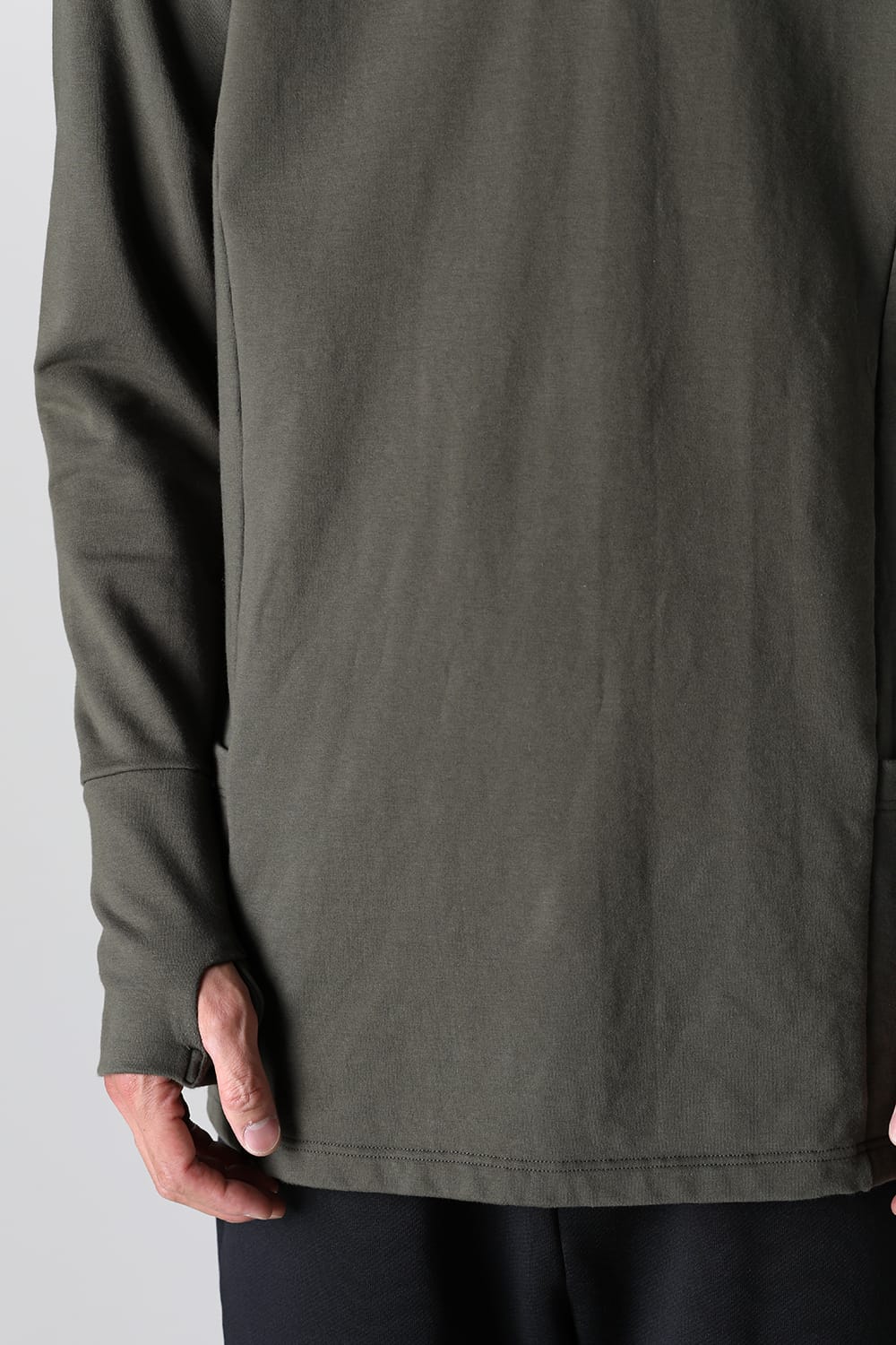 Henry Zip Up Jersey Khaki