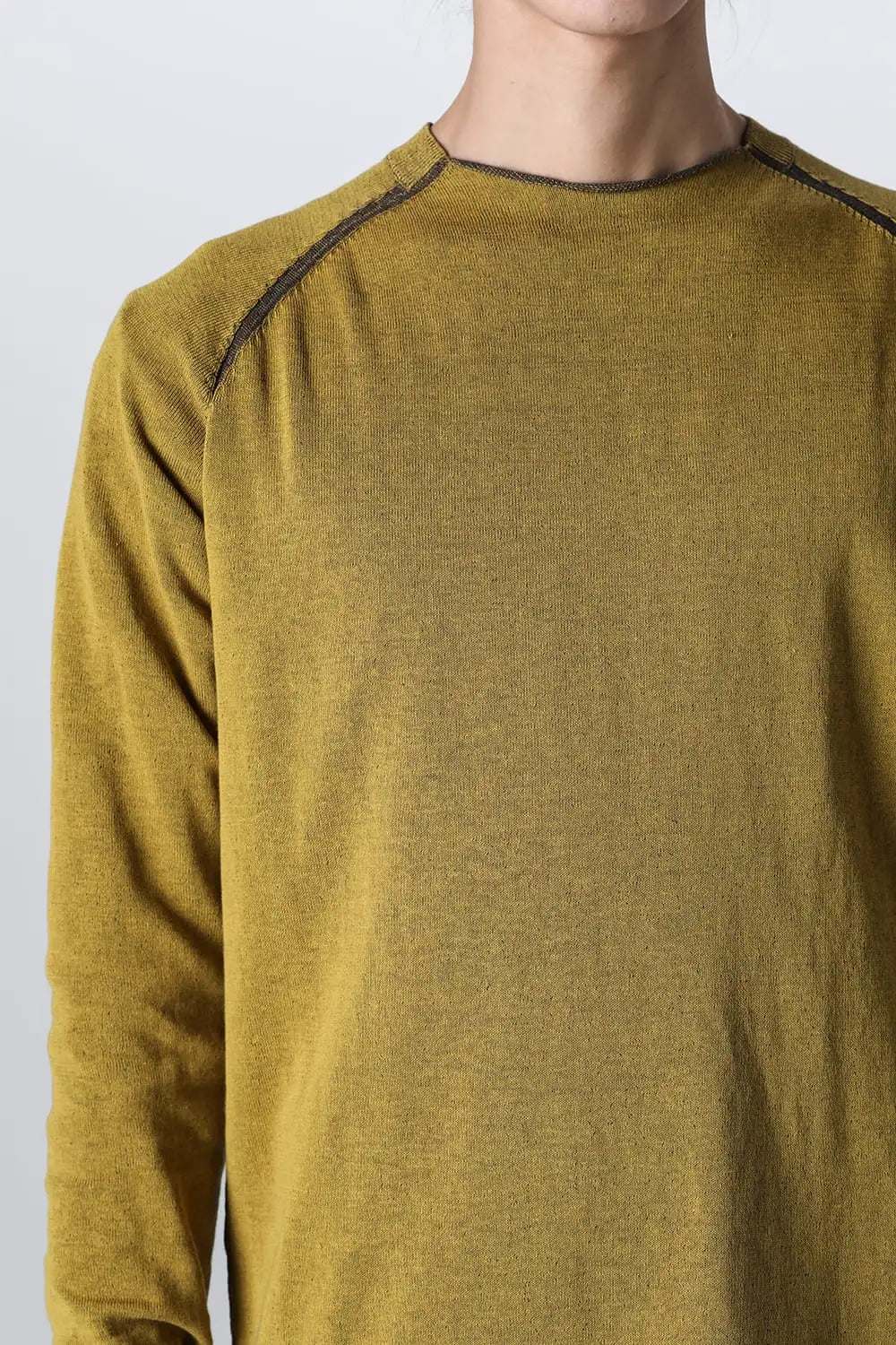 ロングスリーブハイツイストコットン Yellow