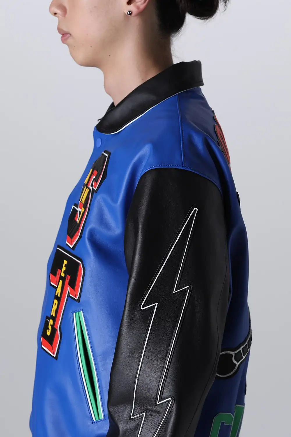 DENIM TEARS × SAINT Mxxxxxx HOLY GRAIL Varsity Jacket