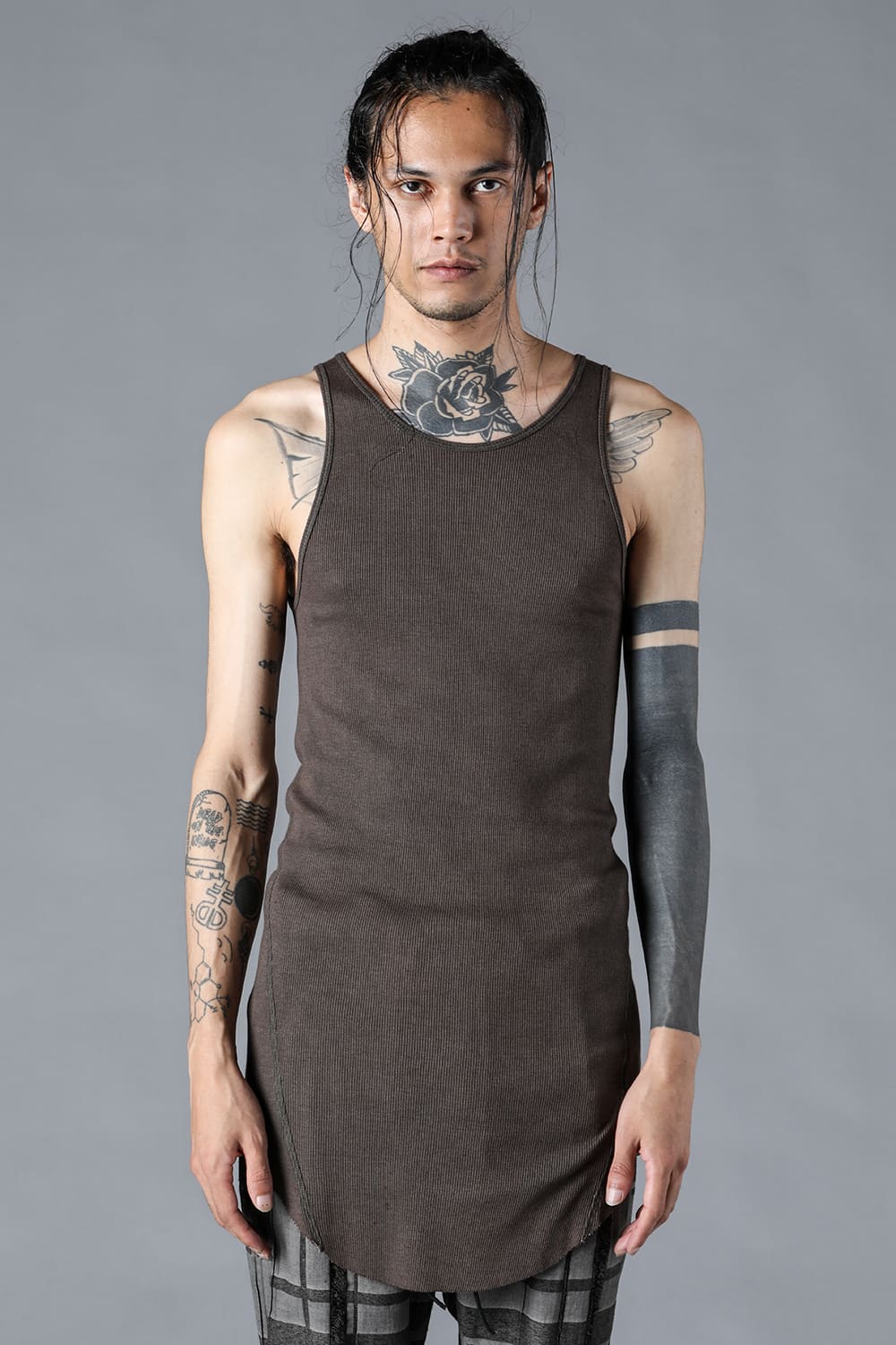 Cotton x Rayon Ribbed Tank Top