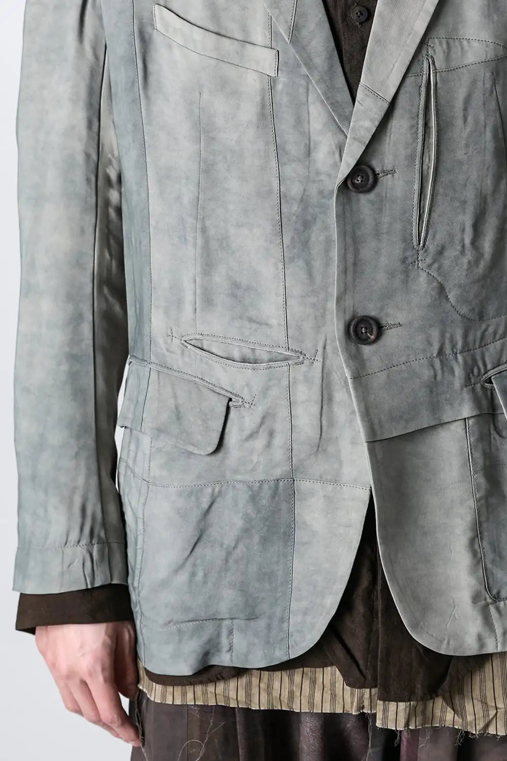 ルーズフィット 2ボタン ブレザー